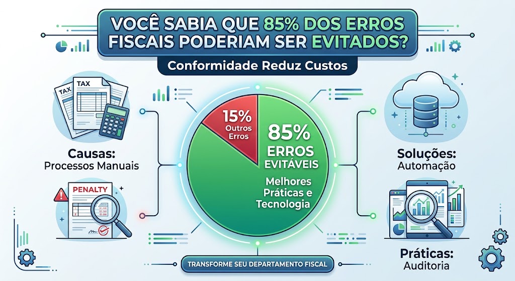 Você Sabia que 85% dos Erros Fiscais Poderiam Ser Evitados?