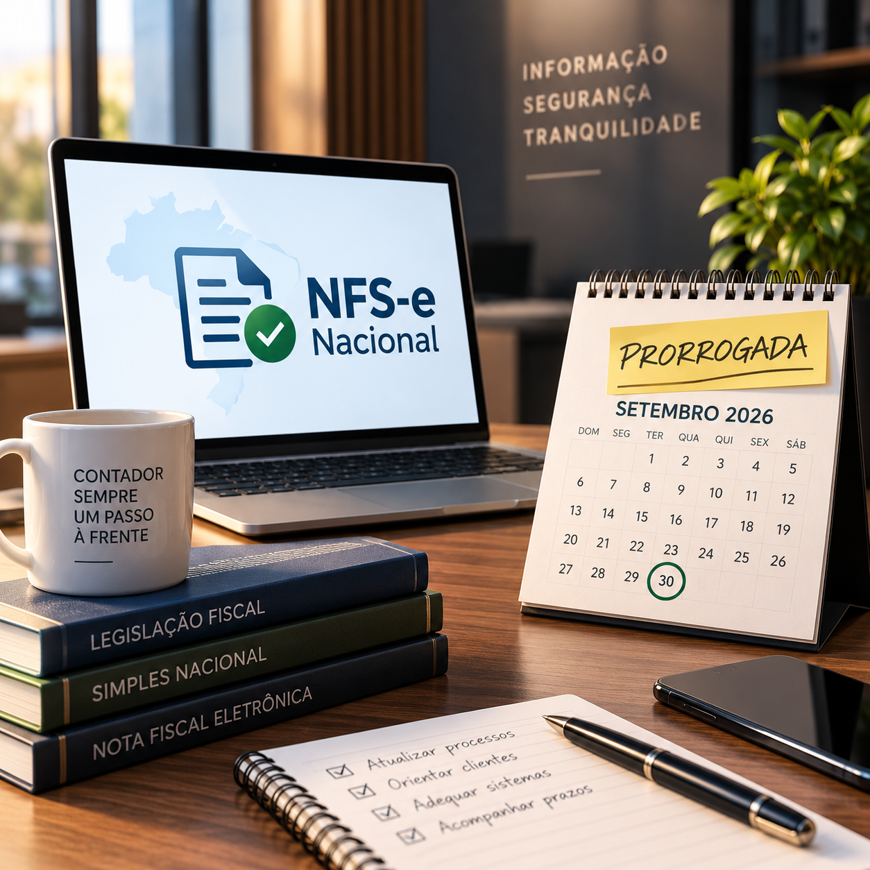 NFS-e Nacional foi prorrogada: o que o contador precisa fazer agora
